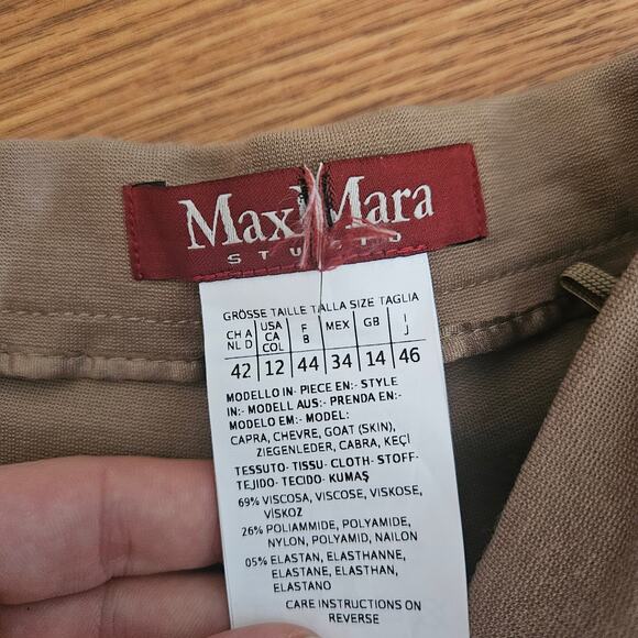 Max Mara Brown Pants Size 12 - Picture 4 of 7